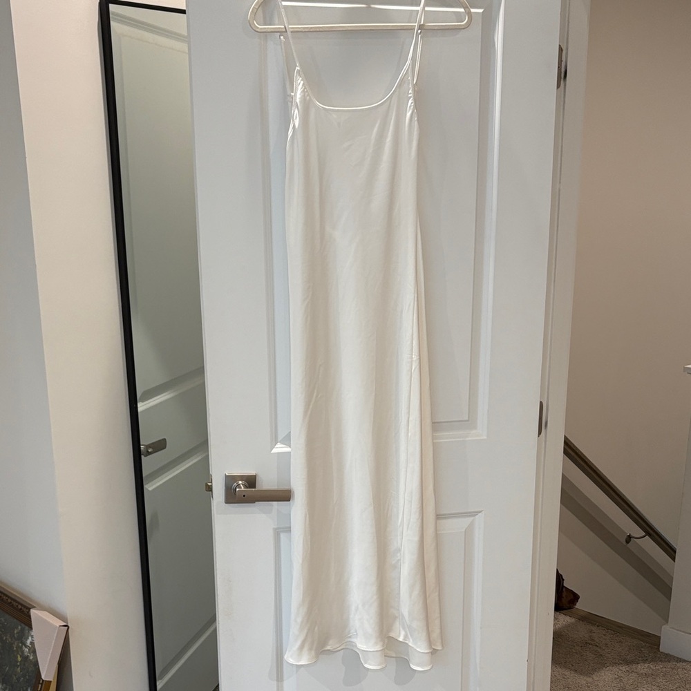 Zara White Slip Dress